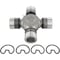 Spicer U-Joint Kit, Driveshaft, Outside Snapring Osr Style, 1550/Spl70, 4.964 Over Cap, 1.375 Bearing SPL70-1X - alternate 1